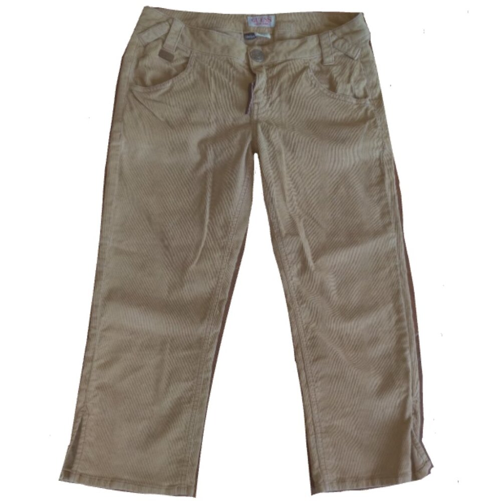 Women's Guess Luxury Jeans Corduroy Capris Pants